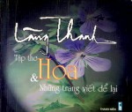 Bìa tập thơ "Hoa và Những trang viết để lại" của Lãng Thanh.