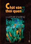 Bìa tập thơ "Chất vấn thói quen"