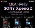 Mua Xperia Z tại Nhật Cường Mobile