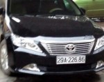 Đội phó CSGT đi xe Camry biển giả