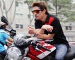 Nicky Hayden bên Ducati Monster tại Sài Gòn