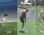 Ngắm cú swing của Tiger Woods từ năm 1978 đến nay