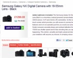 Samsung Galaxy NX có giá hơn 40 triệu đồng tại Anh