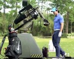 McIlroy so tài với robot