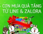 Line và Zalora tặng hàng nghìn món quà
