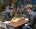 Carlsen và Anand hòa nhanh ván thứ hai