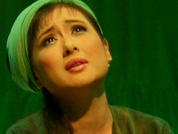 Thanh Thủy trong vở "Ngàn năm tình sử". Ảnh: C.T.V