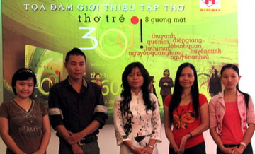 Những gương mặt "Thơ trẻ 360 độ" tại buổi toạ đàm sáng 25/9/2009