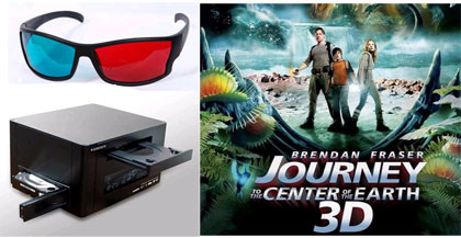 Một số thiết bị để xem phim 3D tại nhà - Ảnh: H.Mai