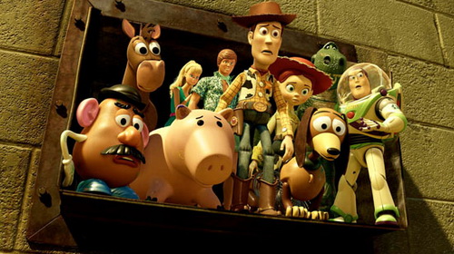 Một cảnh trong phim Toy story