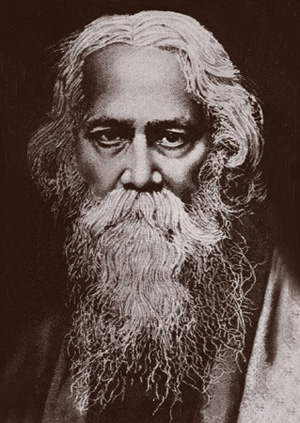 Nhà thơ Tagore. Ảnh tư liệu.