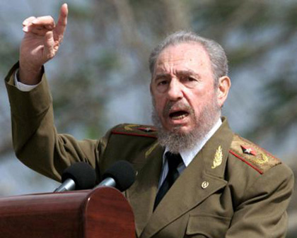 Nhà lãnh đạo nổi tiếng Cuba Fidel Castro.