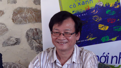 Nhà văn Nguyễn Nhật Ánh Ảnh: v.q.