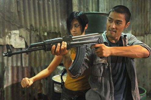 Ngô Thanh Vân và Trí Nguyễn có nhiều pha hành động đẹp mắt trong phim "Bẫy rồng"