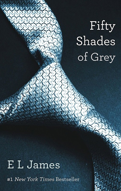 Bìa sách “Fifty Shades of Gray”. Ảnh: AP.