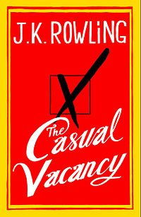 Bìa cuốn sách "The Casual Vacancy" bản tiếng Anh.