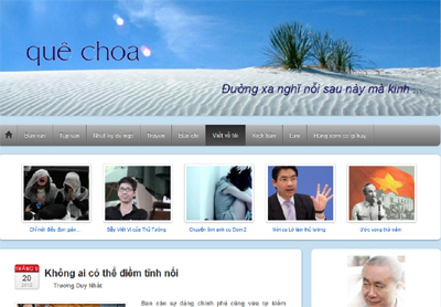 Website quechoa.vn